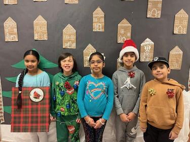 Dormick Park Elementary Kids in Christmas Spirit Week
