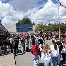 Students from other schools come visit Yale Secondary